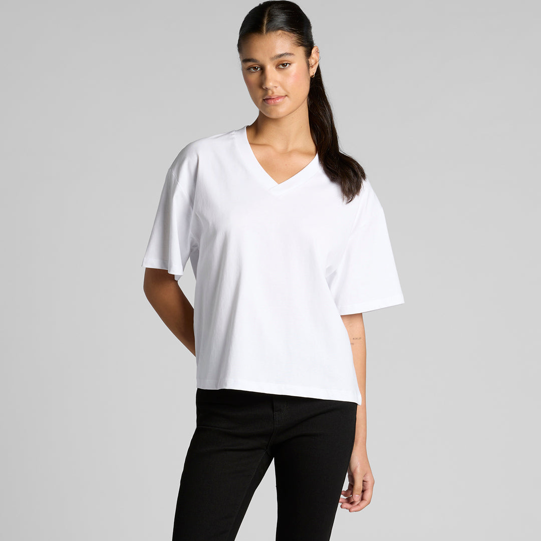 House of Uniforms The Martina V Neck Tee | Ladies AS Colour