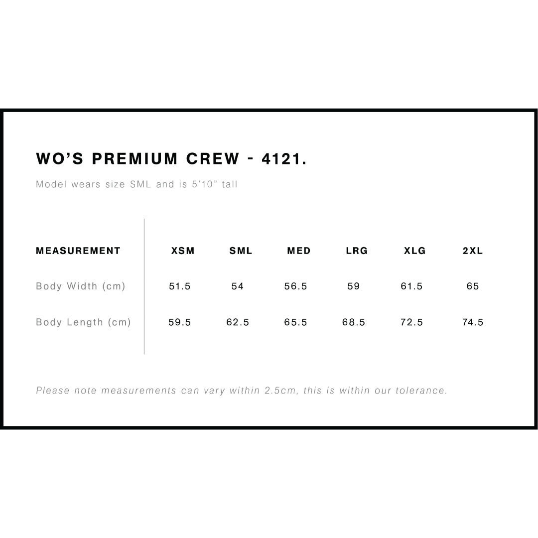 House of Uniforms The Premium Crew Jumper | Ladies | Clearance AS Colour