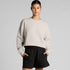 House of Uniforms The Relax Crop Crew Jumper | Ladies AS Colour