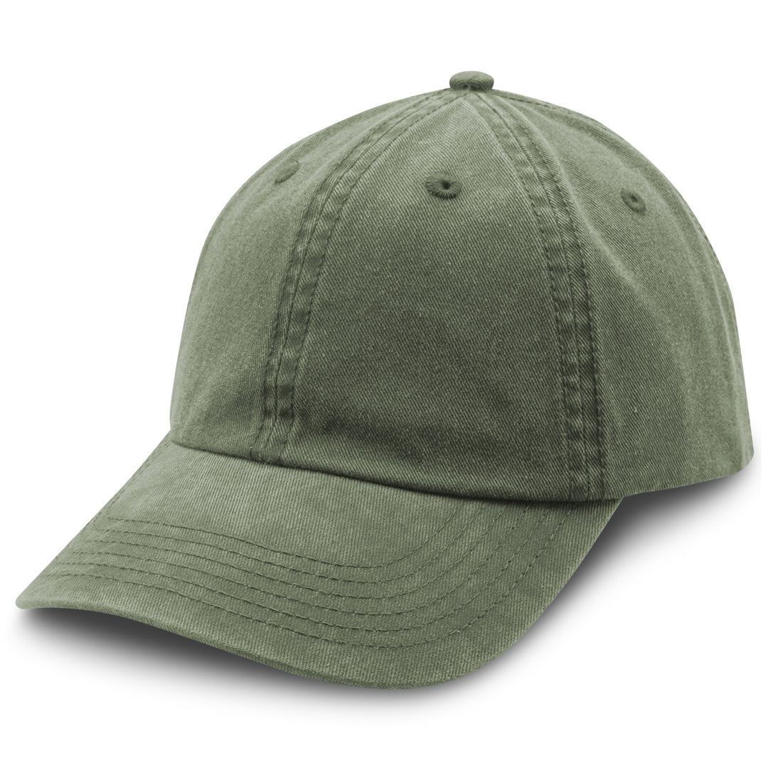 House of Uniforms The Washed Chino Cap Legend Hunter Green