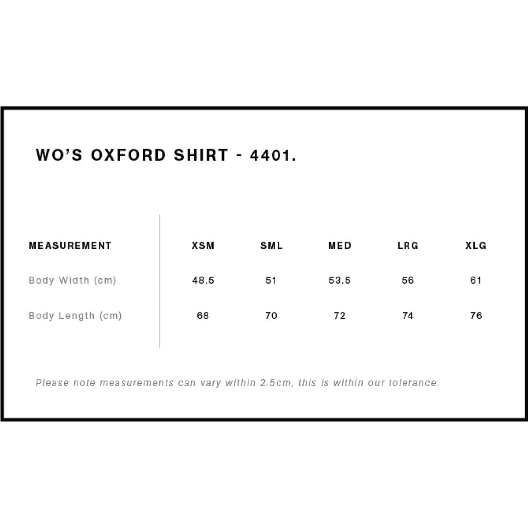 House of Uniforms The Oxford Shirt | Long Sleeve | Ladies AS Colour