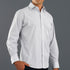 House of Uniforms The Leeds Shirt | Mens | Long Sleeve John Kevin Steel