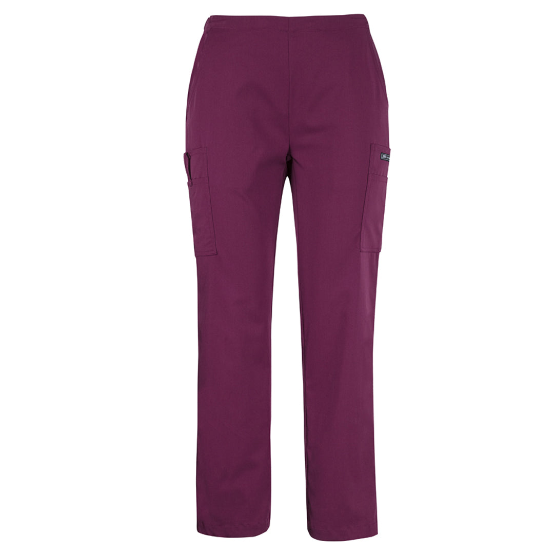 House of Uniforms The Nu Scrub Cargo Pant | Ladies Jbs Wear Wine