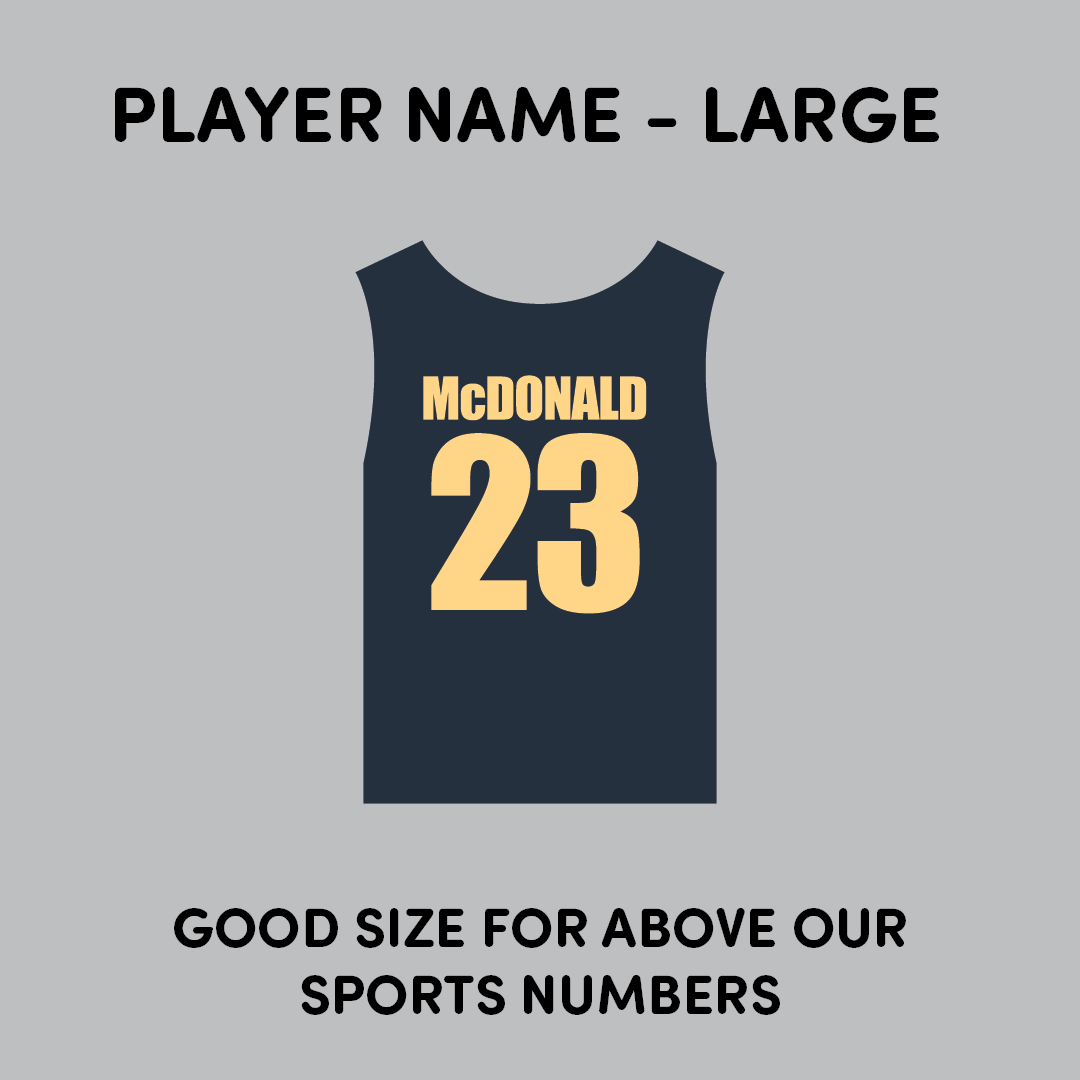 House of Uniforms Player Names House of Uniforms