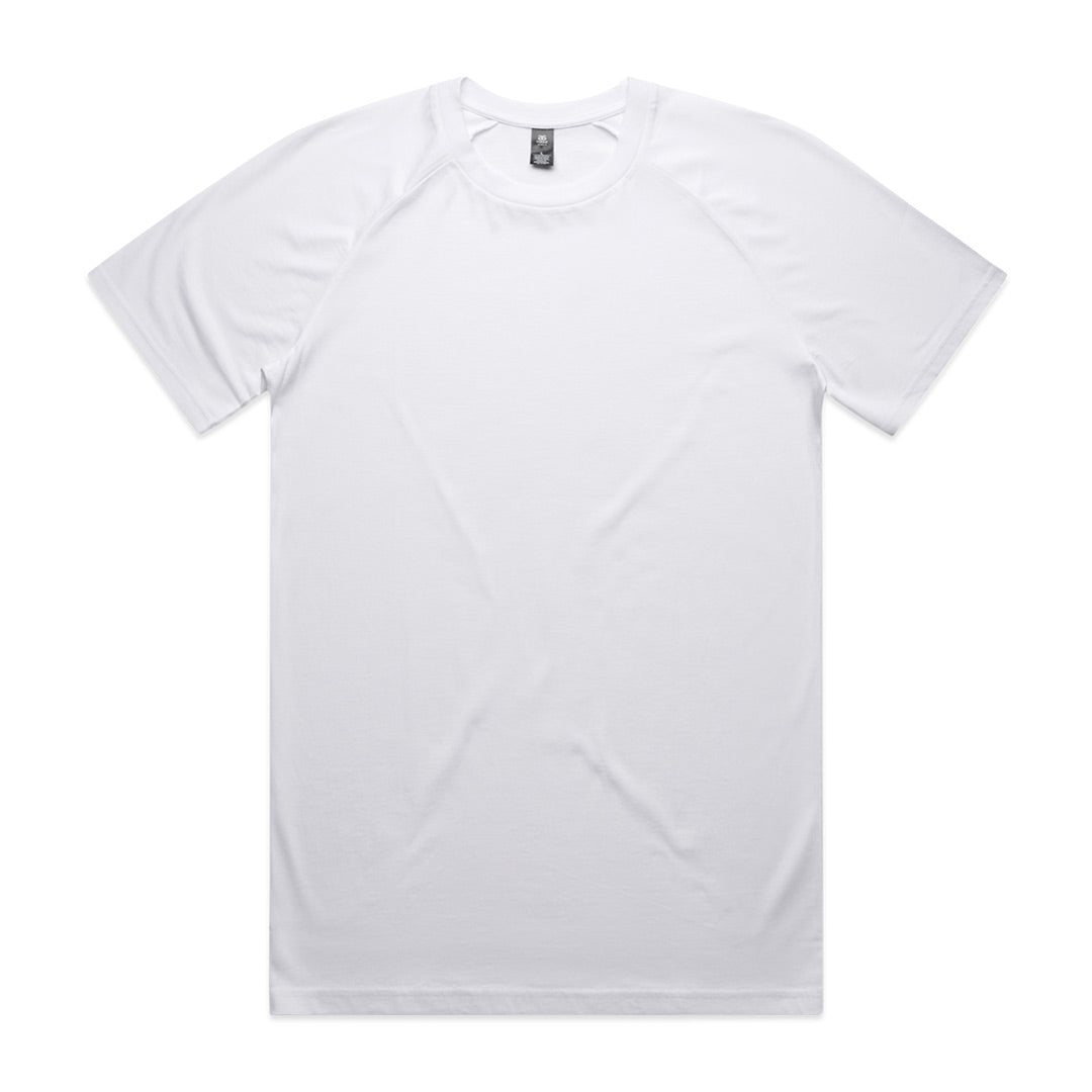 House of Uniforms The Staple Raglan Tee | Mens AS Colour White