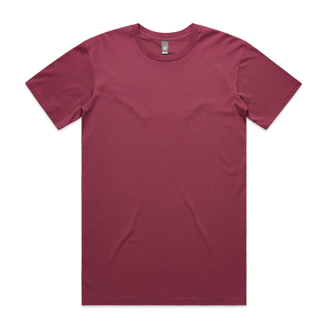House of Uniforms The Staple Tee | Mens | Short Sleeve AS Colour Berry-as