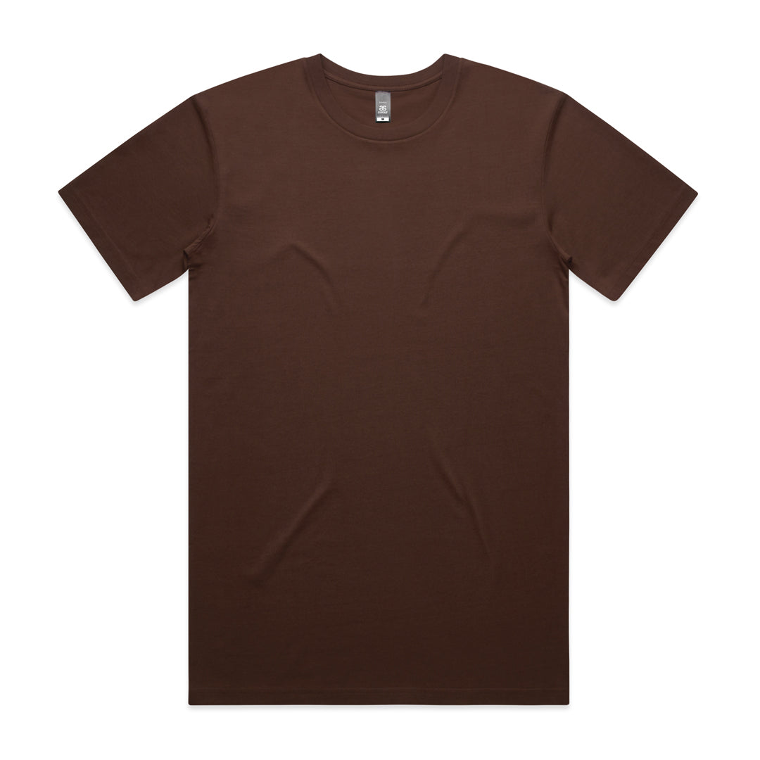 House of Uniforms The Staple Tee | Mens | Short Sleeve AS Colour Chestnut-as