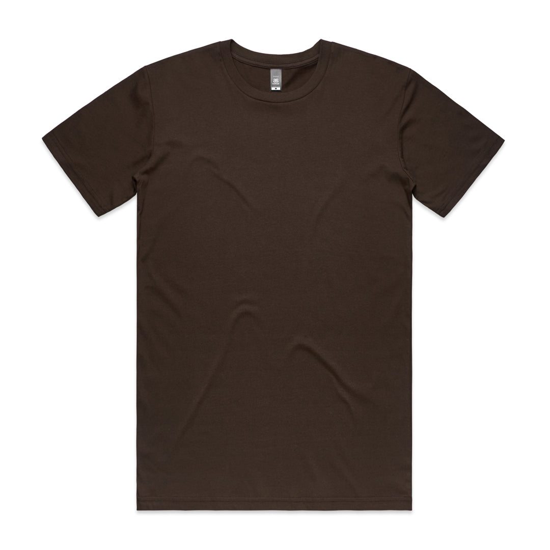 House of Uniforms The Staple Tee | Mens | Short Sleeve AS Colour Chocolate