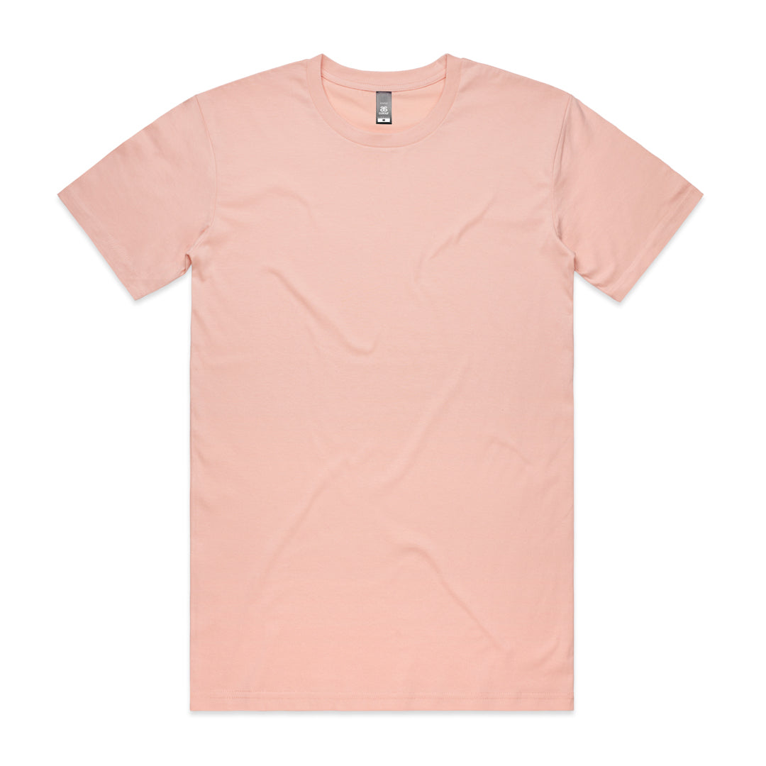 House of Uniforms The Staple Tee | Mens | Short Sleeve AS Colour Pale Pink