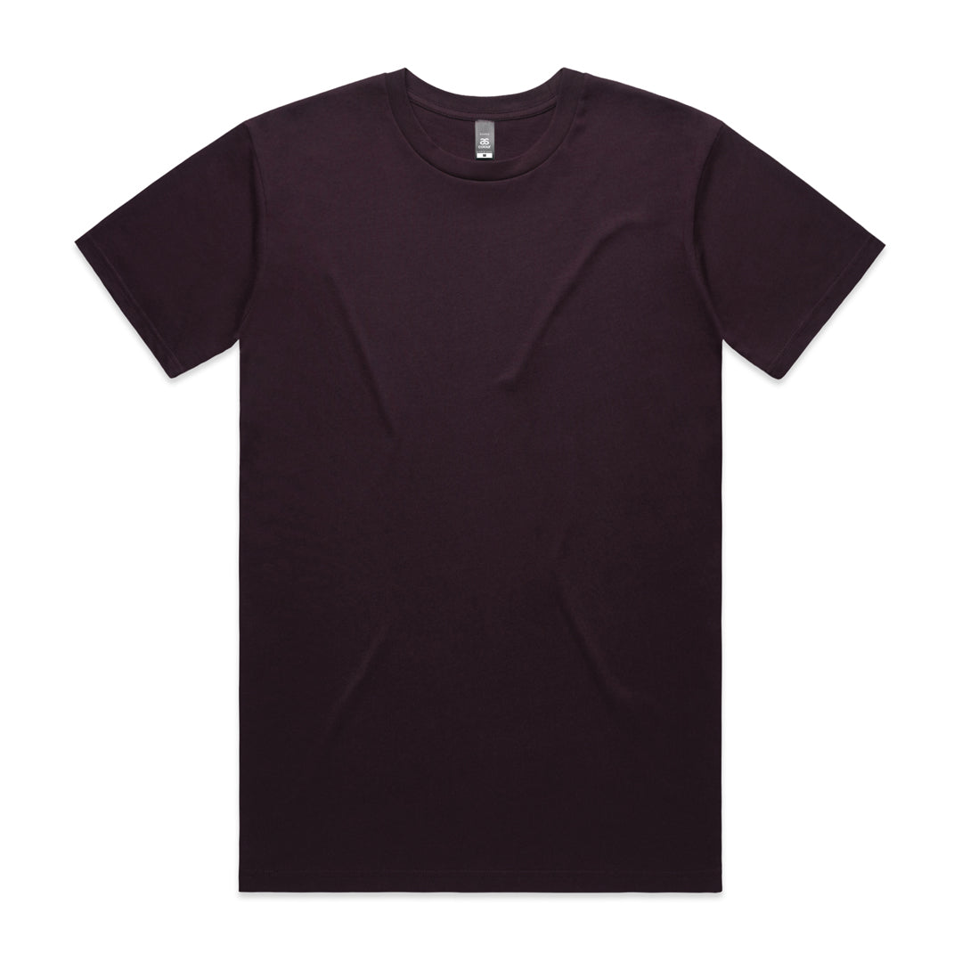 House of Uniforms The Staple Tee | Mens | Short Sleeve AS Colour Plum