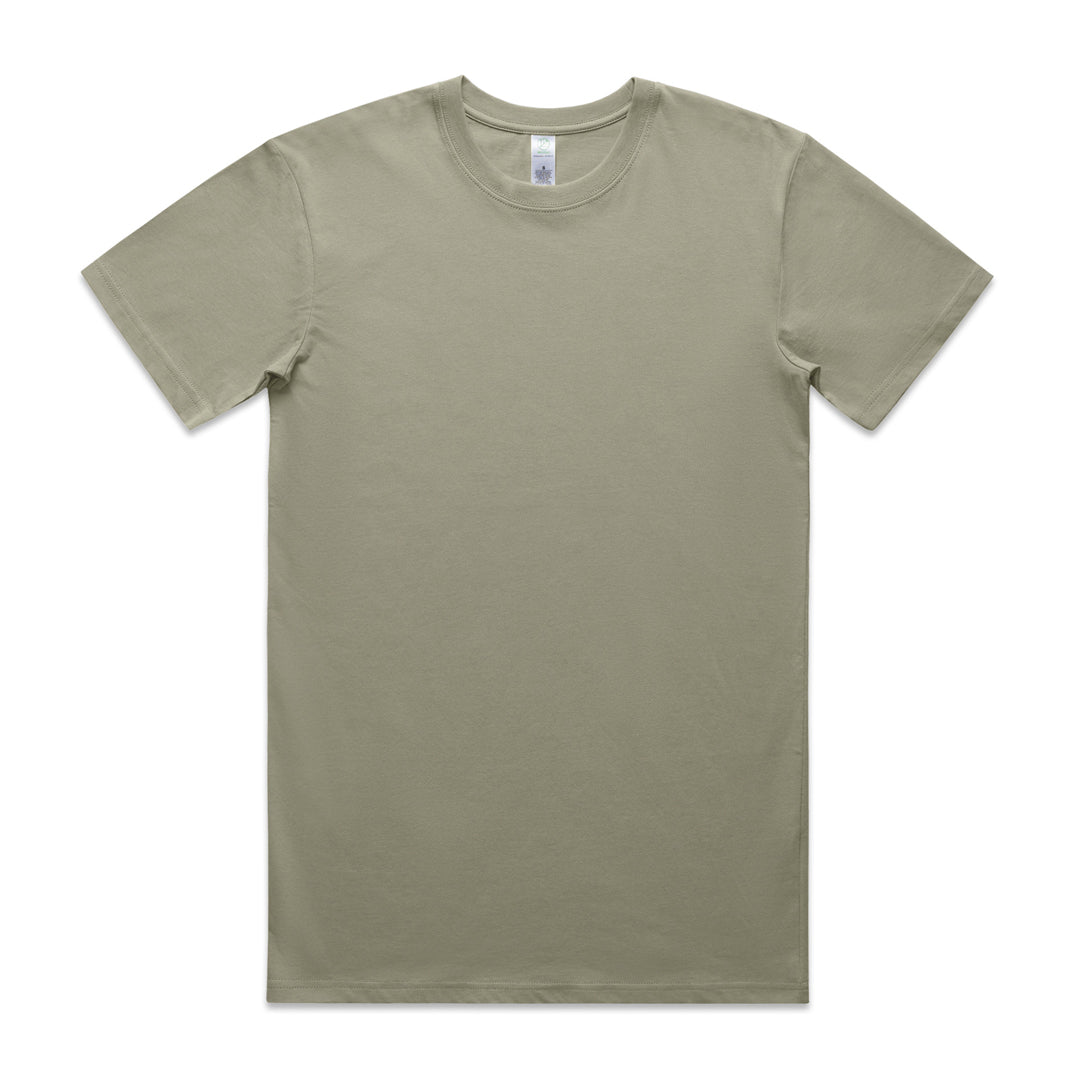 House of Uniforms The Staple Organic Tee | Mens | Short Sleeve AS Colour Eucalyptus