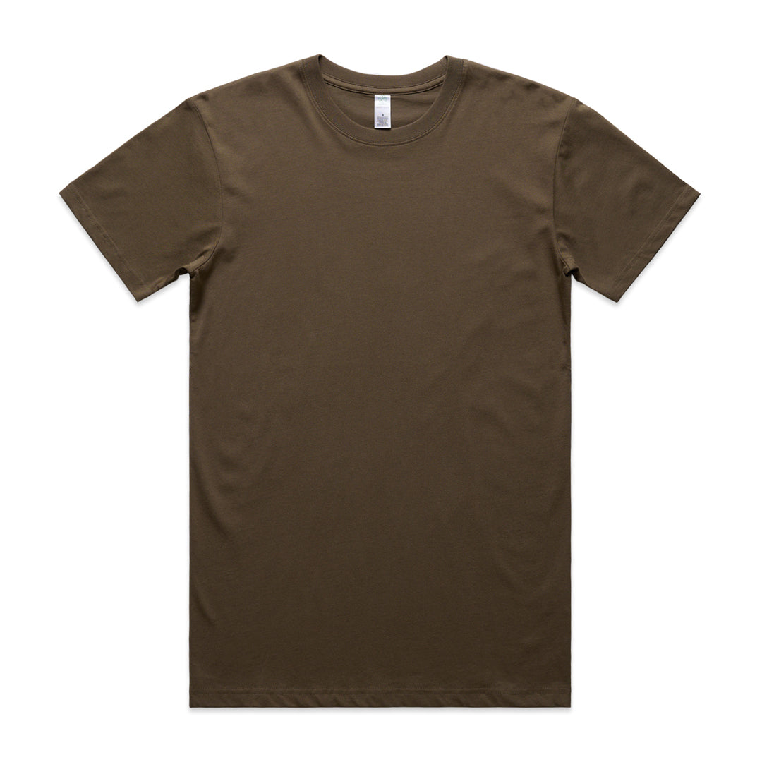 House of Uniforms The Staple Organic Tee | Mens | Short Sleeve AS Colour Walnut