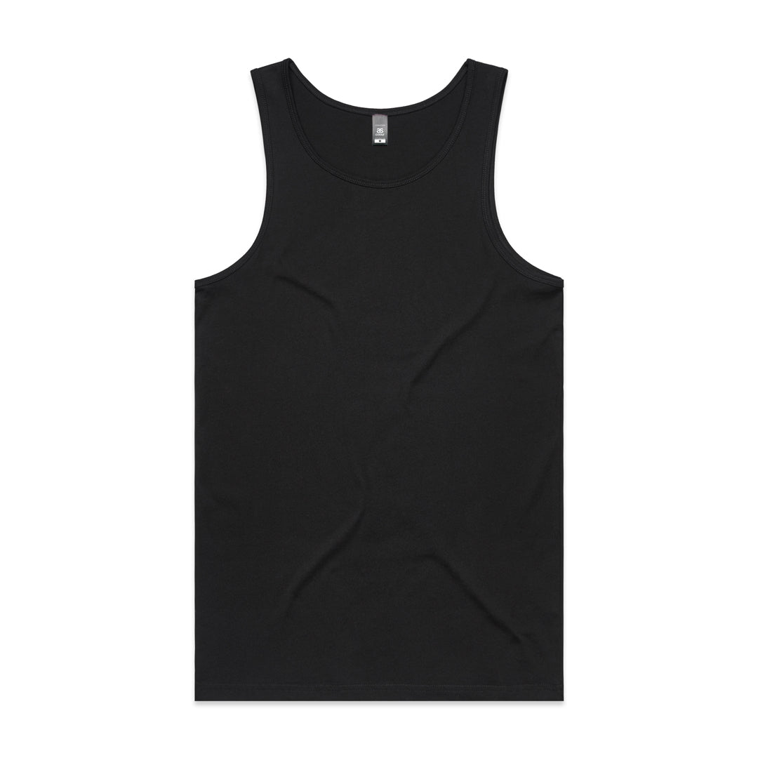 House of Uniforms The Lowdown Singlet | Mens AS Colour Black