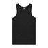 House of Uniforms The Lowdown Singlet | Mens AS Colour Black