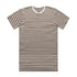 House of Uniforms The Stripe Tee | Mens | Short Sleeve AS Colour Natural/Walnut