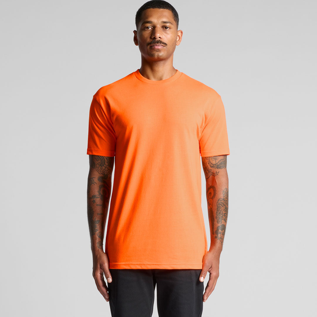 House of Uniforms The Block Hi Vis Tee | Mens | Short Sleeve AS Colour