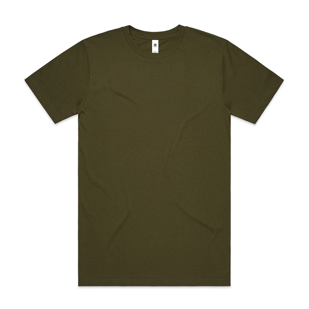 House of Uniforms The Block Tubular Tee | Mens | Short Sleeve AS Colour Army