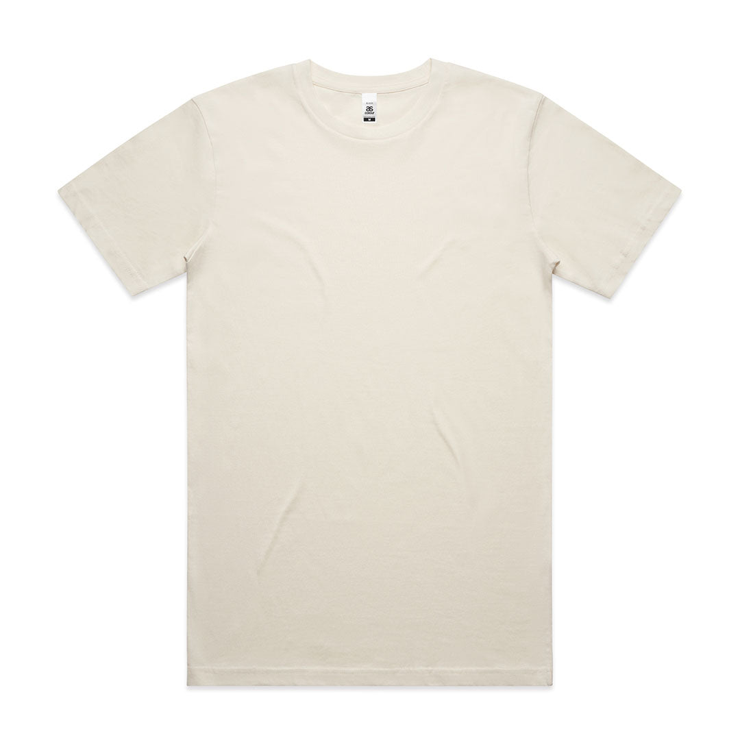 House of Uniforms The Block Tubular Tee | Mens | Short Sleeve AS Colour Ecru