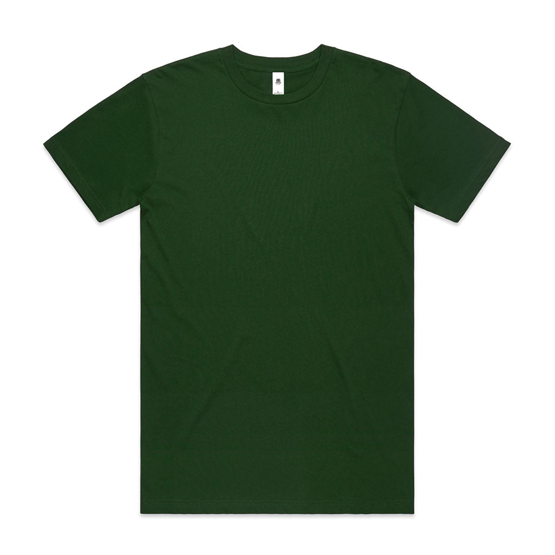 House of Uniforms The Block Tubular Tee | Mens | Short Sleeve AS Colour Forest Green