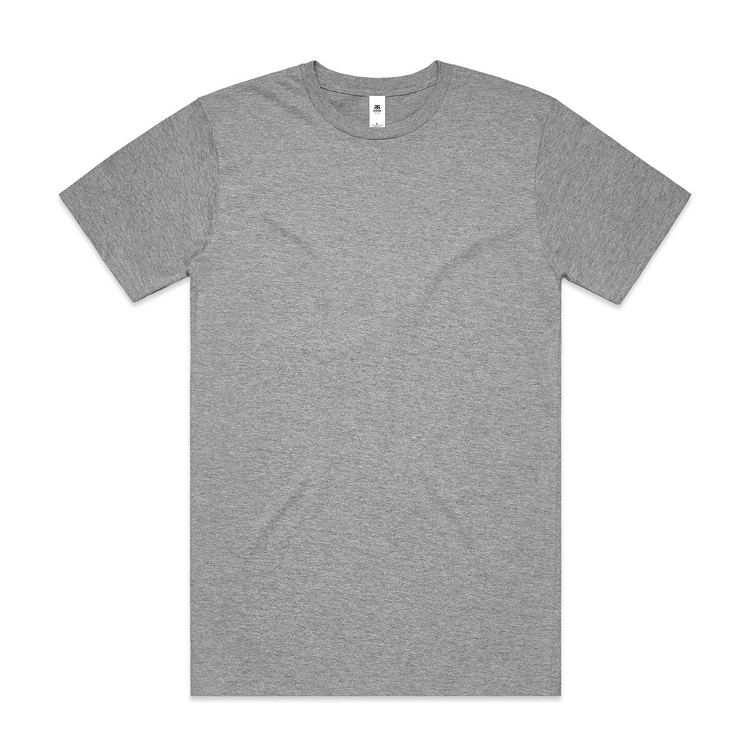 House of Uniforms The Block Tubular Tee | Mens | Short Sleeve AS Colour Grey Marle