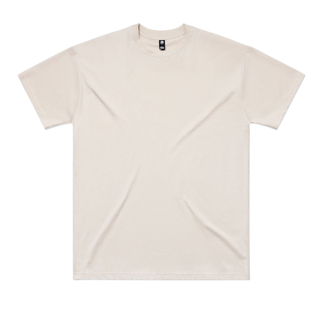 House of Uniforms The Classic Oversized Tee | Mens AS Colour Bone