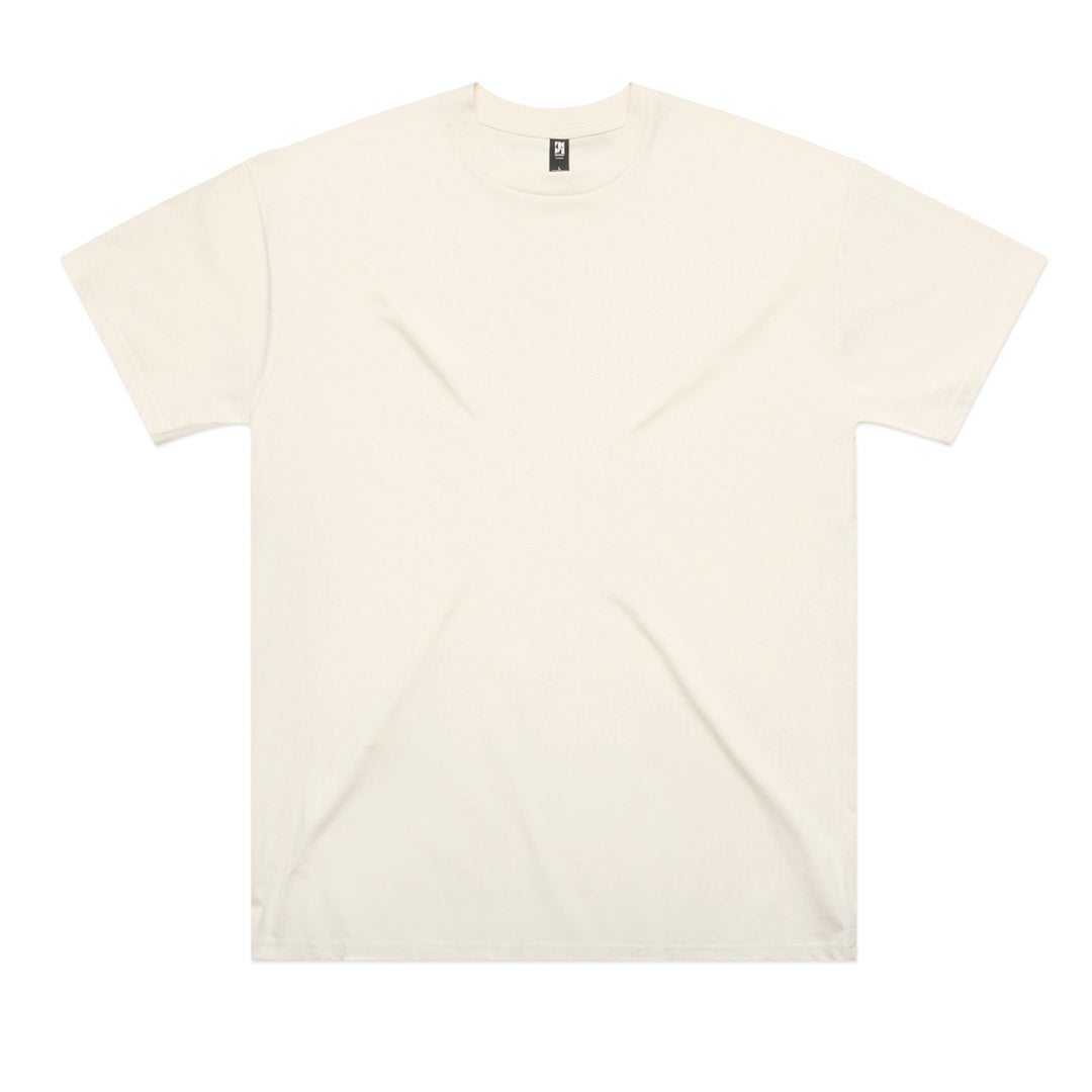 House of Uniforms The Classic Oversized Tee | Mens AS Colour Ecru