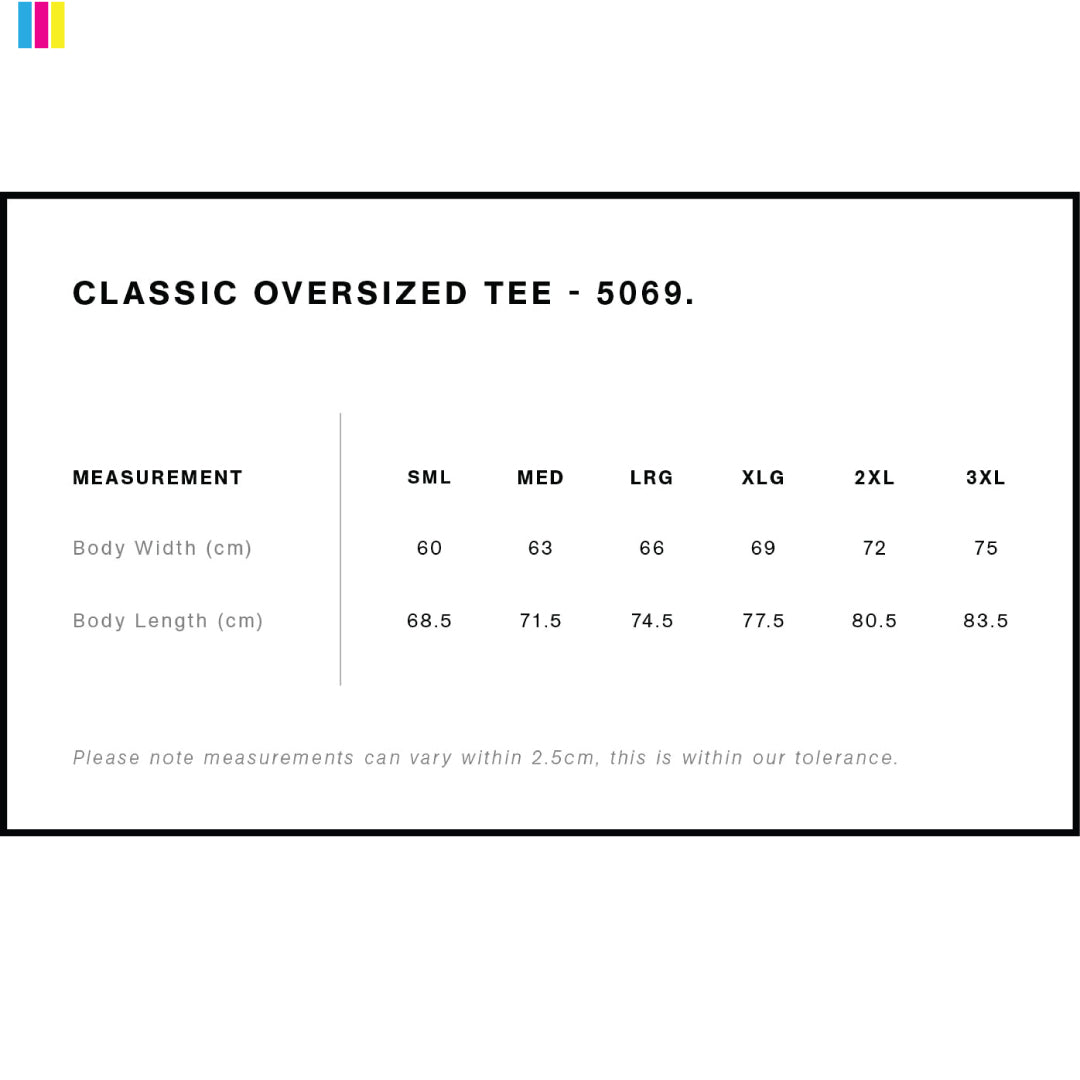 House of Uniforms The Classic Oversized Tee | Mens AS Colour