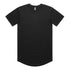 House of Uniforms The Staple Curve Tee | Mens | Short Sleeve AS Colour Black