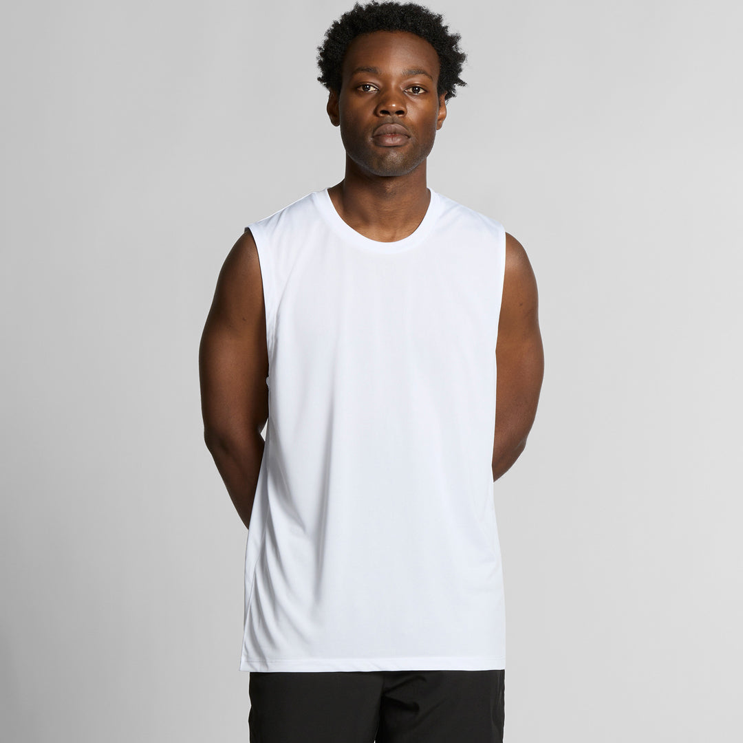 House of Uniforms The Staple Active Tank | Mens AS Colour