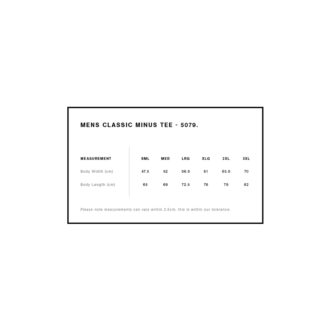 House of Uniforms The Classic Tee Minus | Mens | Short Sleeve AS Colour