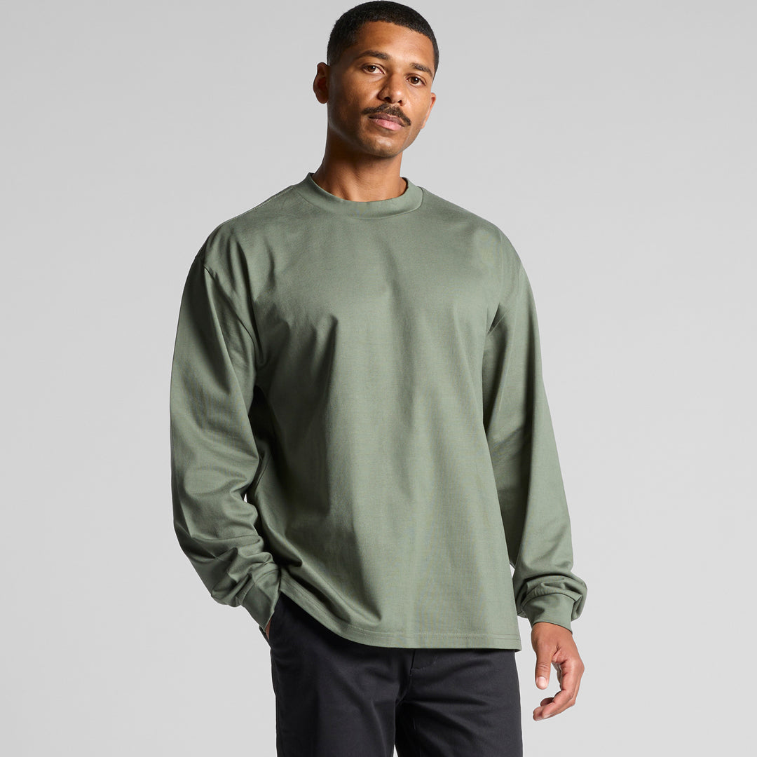 House of Uniforms The Heavy Tee | Mens | Long Sleeve AS Colour