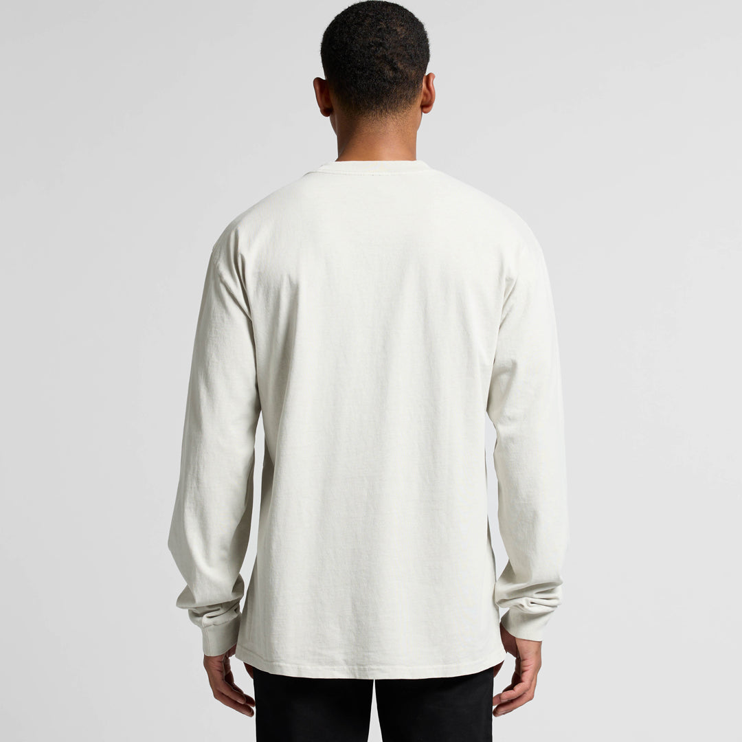 House of Uniforms The Heavy Faded Tee | Mens | Long Sleeve AS Colour