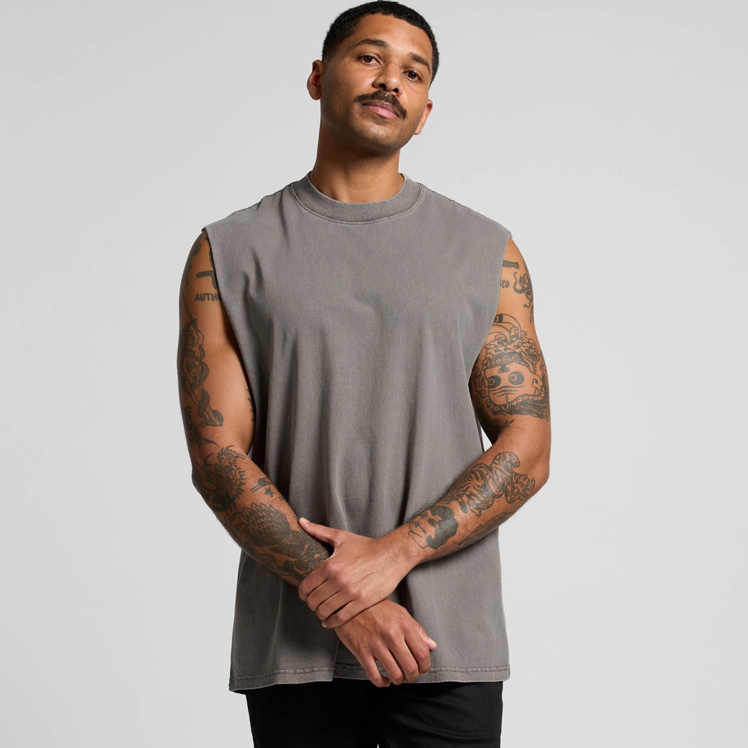 House of Uniforms The Heavy Faded Tank | Mens AS Colour