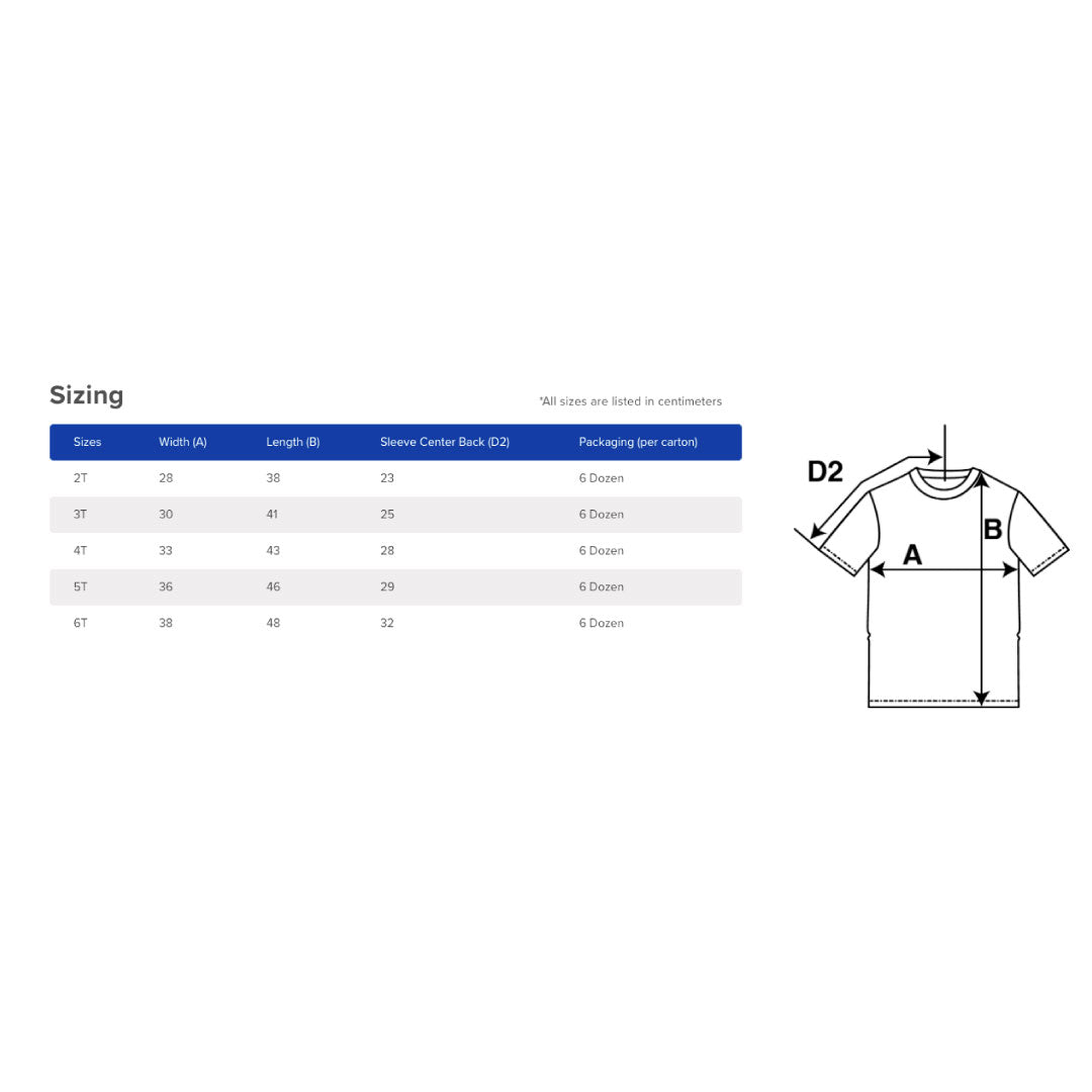 House of Uniforms The Heavy Cotton Tee | Toddlers Gildan