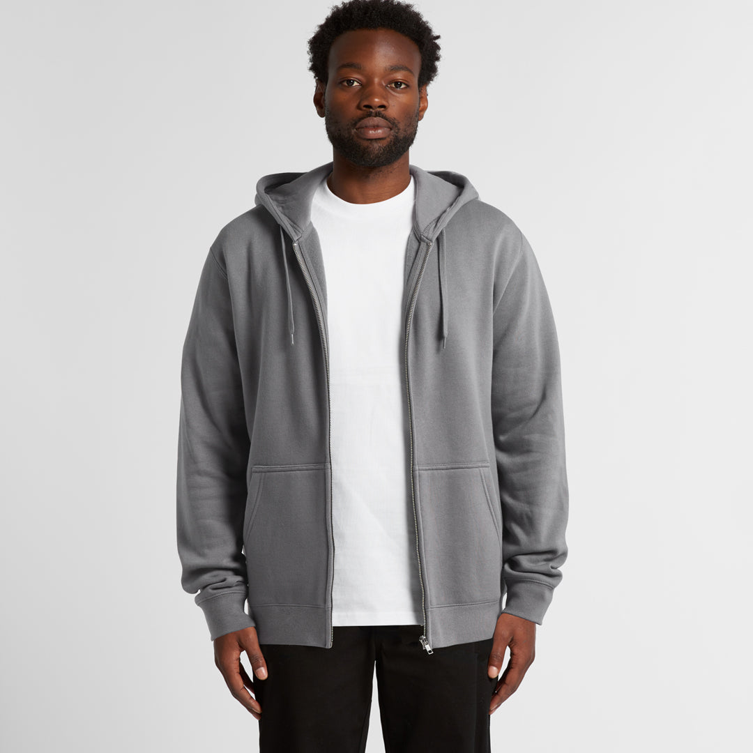 House of Uniforms The Stencil Zip Hoodie | Mens AS Colour