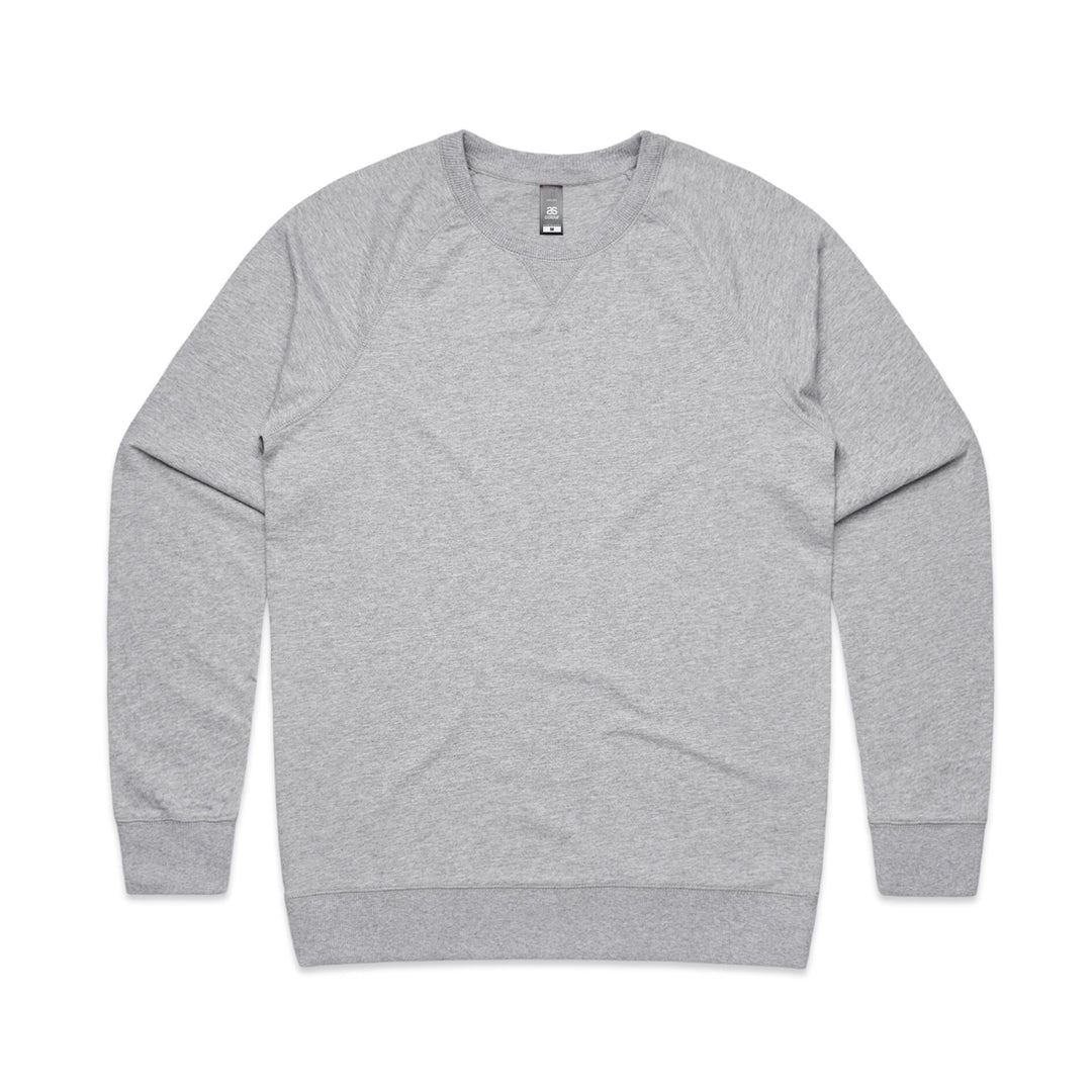 House of Uniforms The Brush Crew Jumper | Mens AS Colour Grey Marle