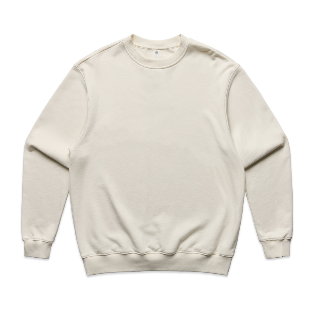 House of Uniforms The Made Crew Jumper | Mens AS Colour Ecru