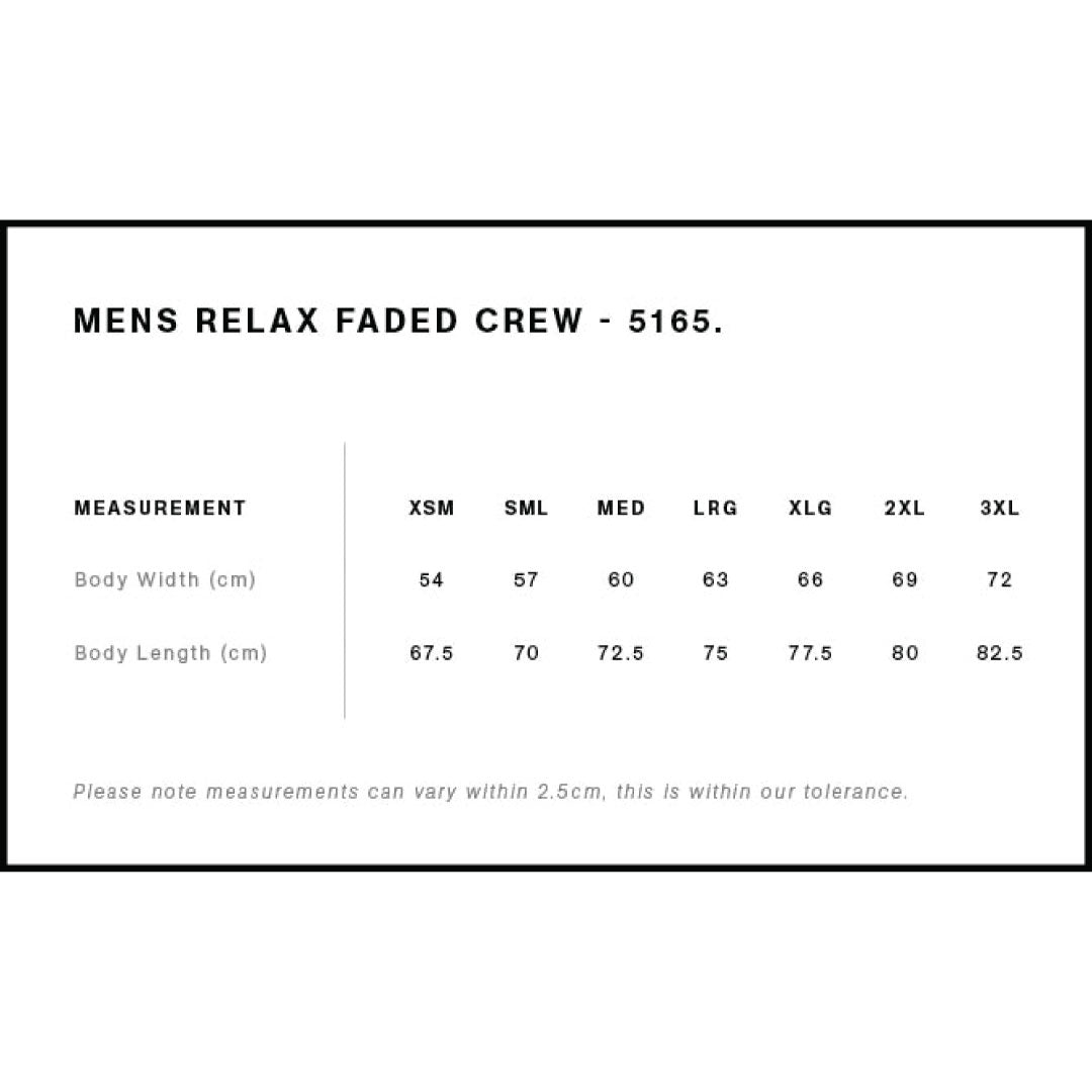 House of Uniforms The Relax Faded Crew Jumper | Adults AS Colour