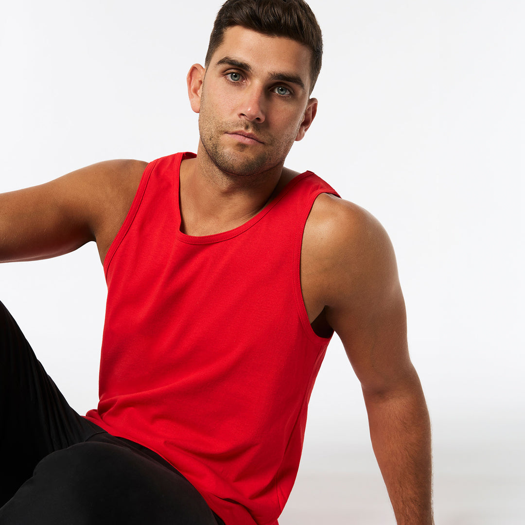 House of Uniforms The Heavy Cotton Tank | Adults Gildan