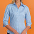 House of Uniforms The Burbank Shirt | Ladies | 3/4 Sleeve John Kevin Sky
