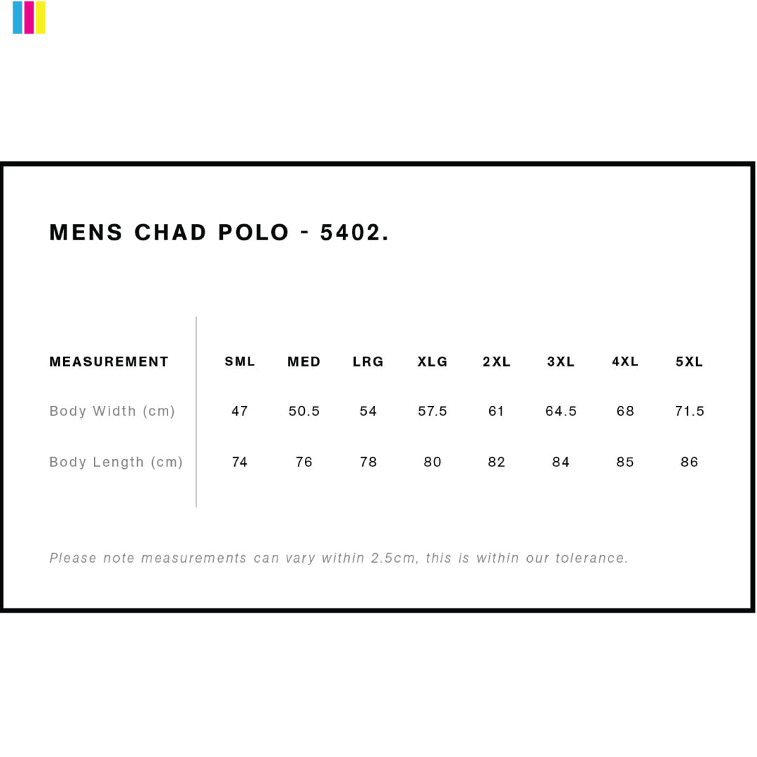 House of Uniforms The Chad Polo | Mens | Short Sleeve AS Colour