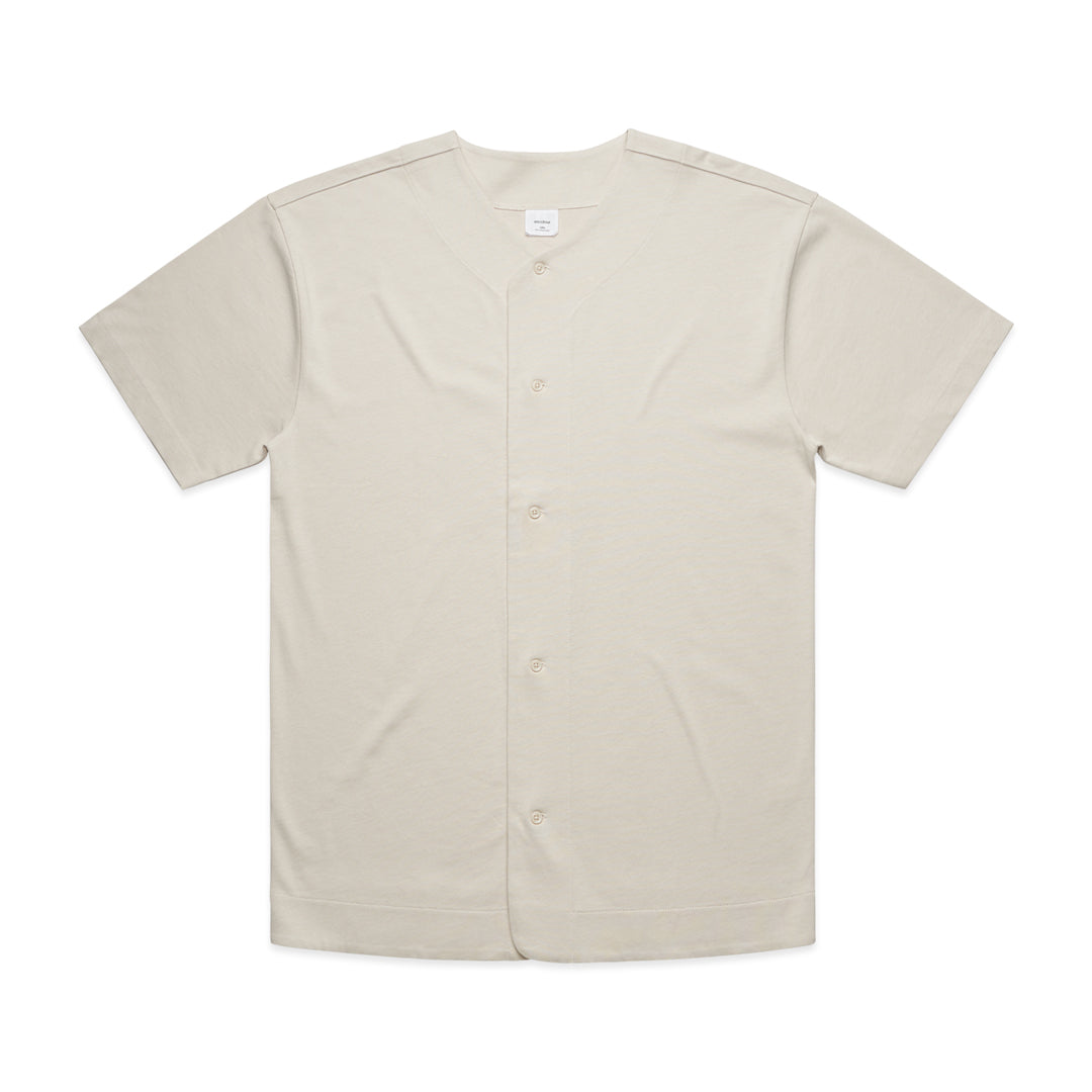 House of Uniforms The Baseball Jersey | Mens AS Colour Bone