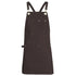 House of Uniforms The Brass Eyelet Canvas Apron | Adults Jbs Wear Chocolate