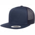 House of Uniforms The Flexfit YP Classic Flat Peak Trucker Cap Flexfit Navy
