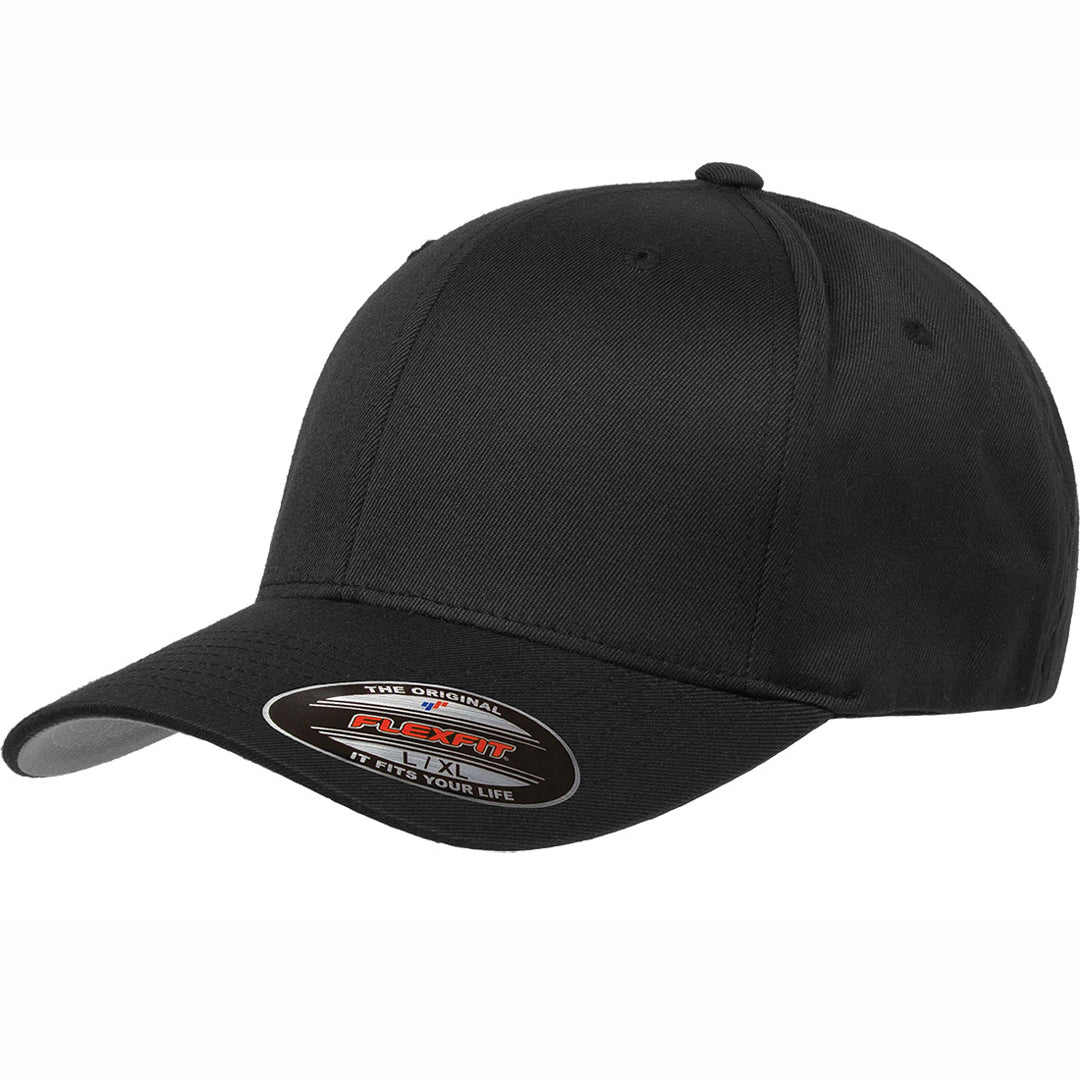 House of Uniforms The Flexfit Worn by the World Cap Flexfit Black