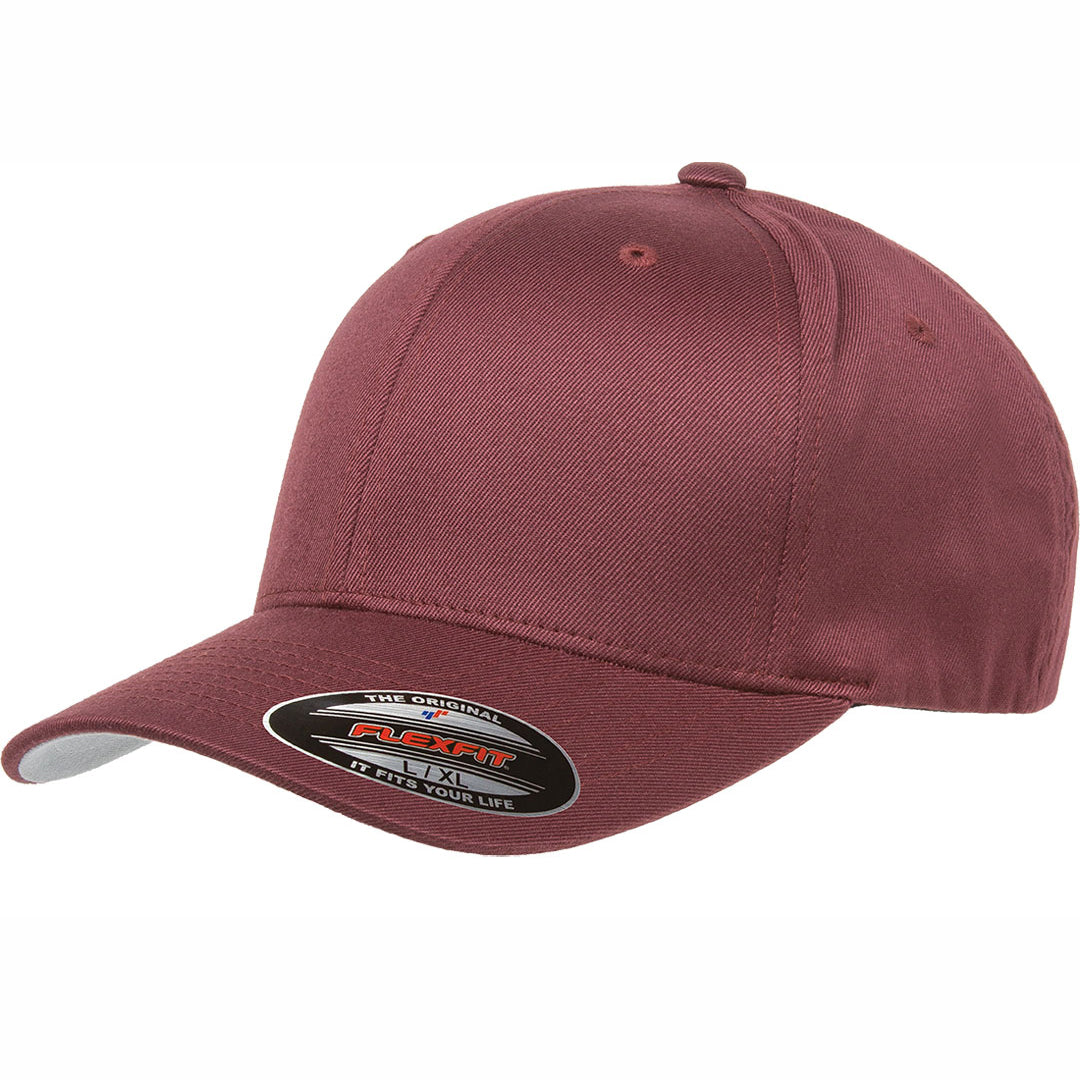 House of Uniforms The Flexfit Worn by the World Cap Flexfit Maroon