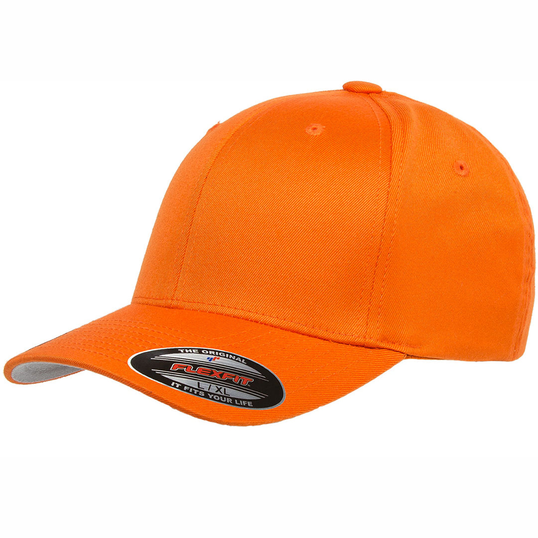 House of Uniforms The Flexfit Worn by the World Cap Flexfit Orange