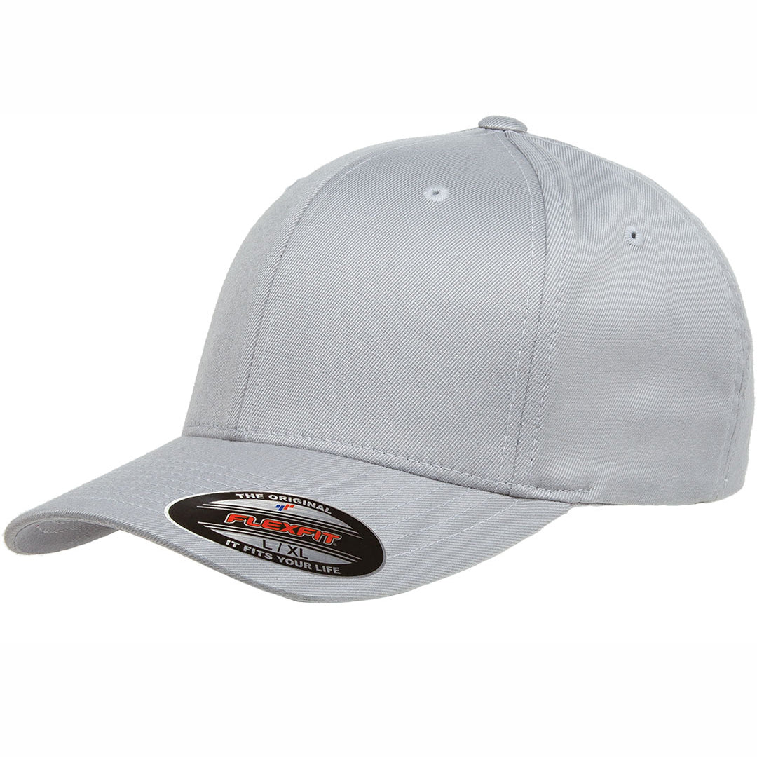 House of Uniforms The Flexfit Worn by the World Cap Flexfit Silver