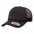 House of Uniforms The Flexfit YP Foam Front Trucker Cap Flexfit Black