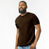 House of Uniforms The Softstyle Crew Neck Tee | Adults Gildan Dark Chocolate